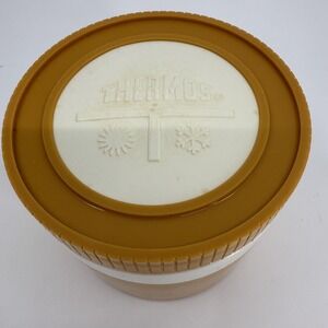 Vintage Thermos Insulated Jar Model 1155/3 Norwich Conn USA Lunch Food Container